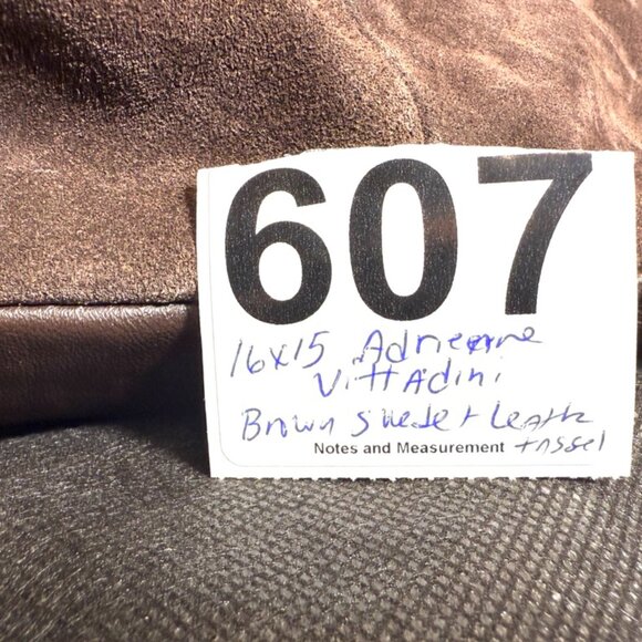 Distressed Dark Brown Suede Leather Hobo Shoulder Bag NWT - Picture 14 of 14